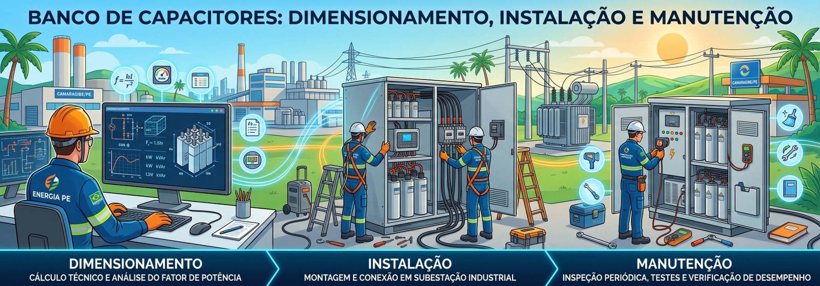 Banco capacitores