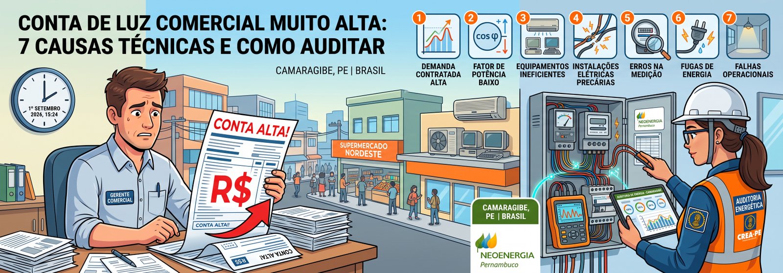 Conta luz alta