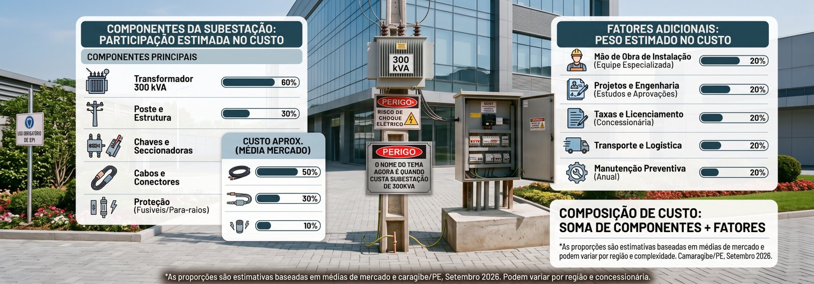 Quanto custa subestaÃƒÂ§ÃƒÂ£o 300 kVA