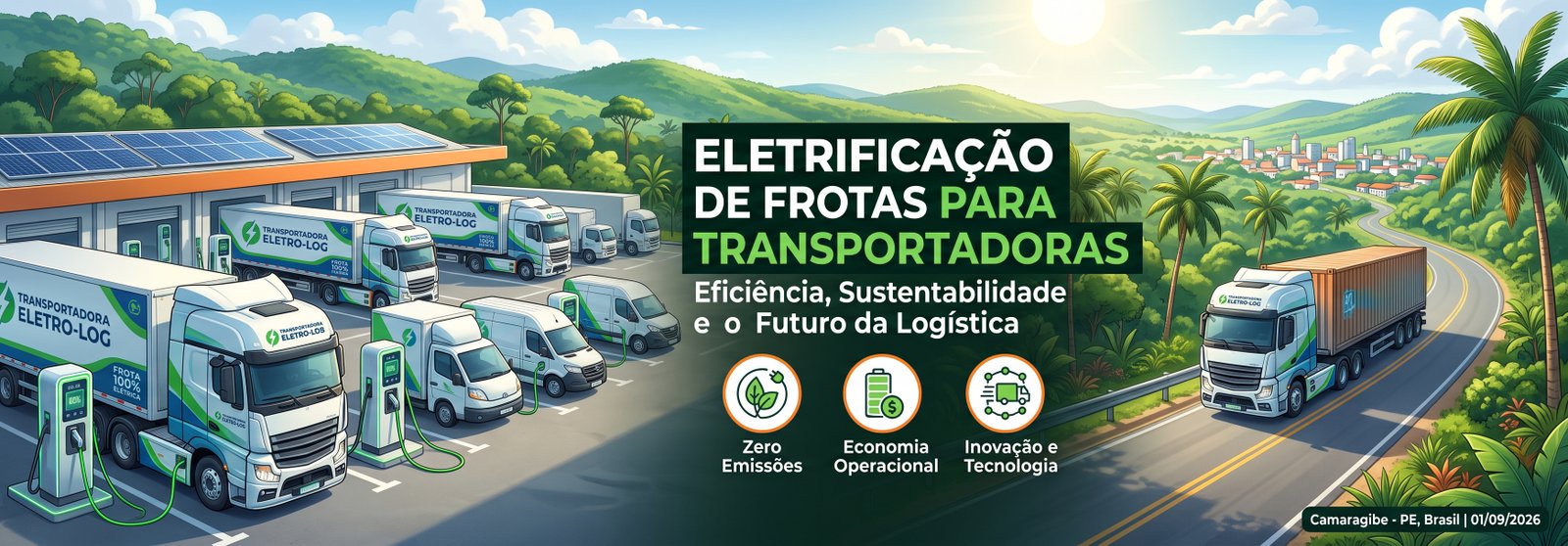 Eletrificação frota transportadoras