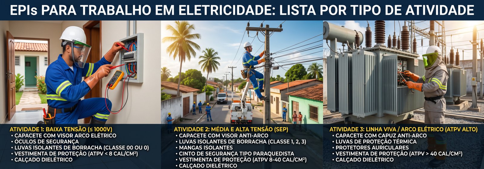 EPIs eletricidade