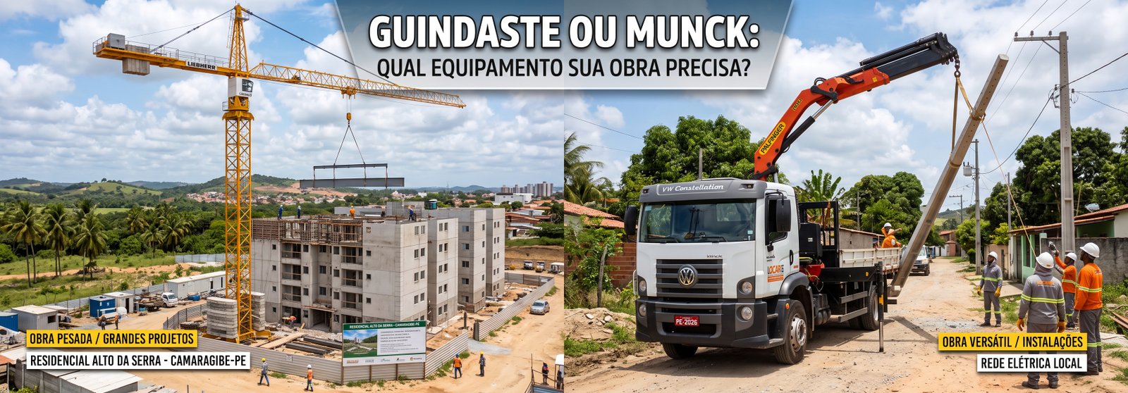 Guindaste vs Munck
