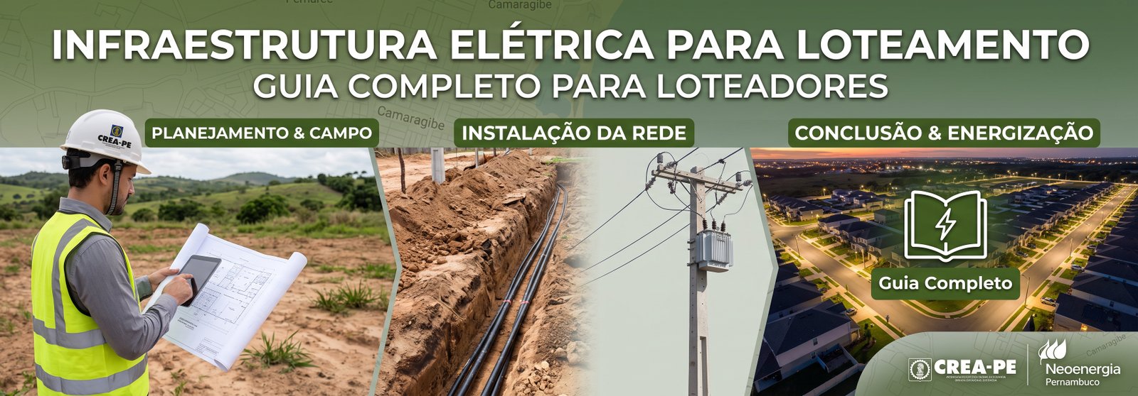 Infraestrutura elÃ©trica loteamento
