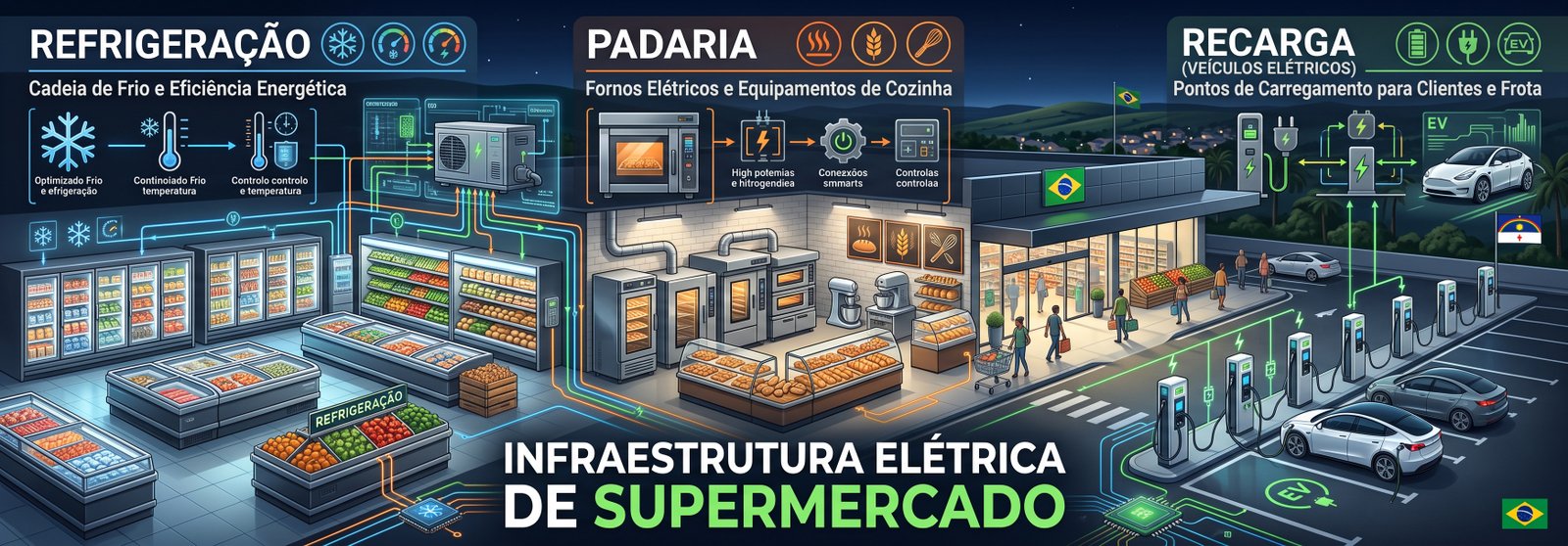 Infraestrutura supermercado