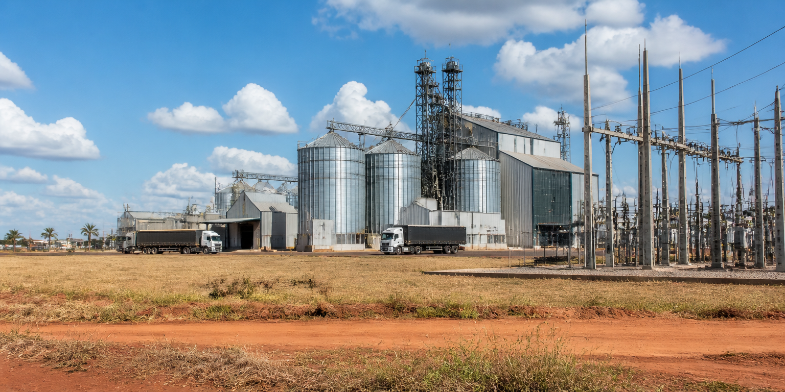 Motobomba de irrigação em falha devido a problemas elétricos