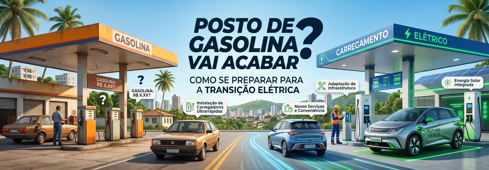 Posto gasolina transição