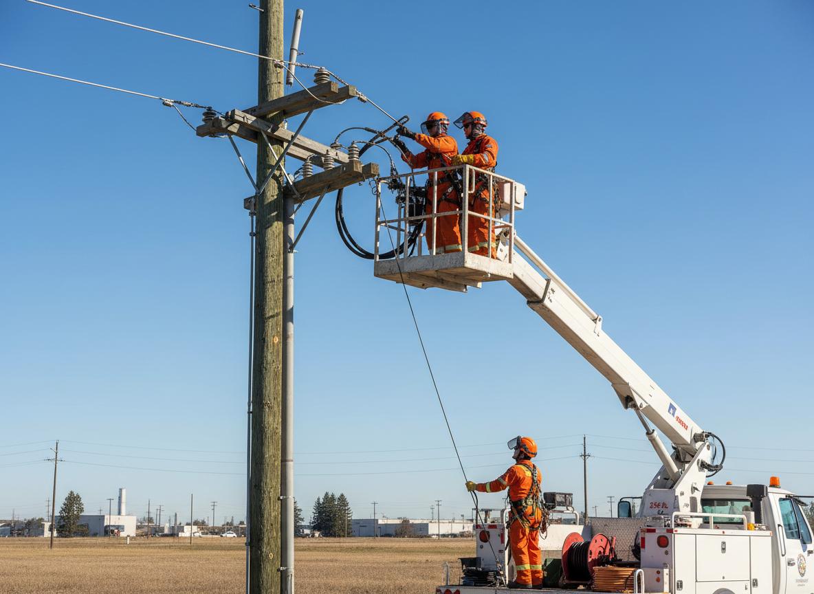 Projeto de Rede Elétrica Aérea em Recife e Pernambuco