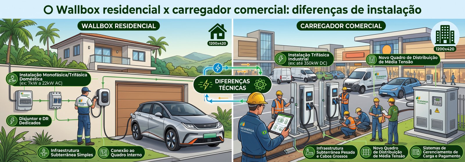 Wallbox vs comercial